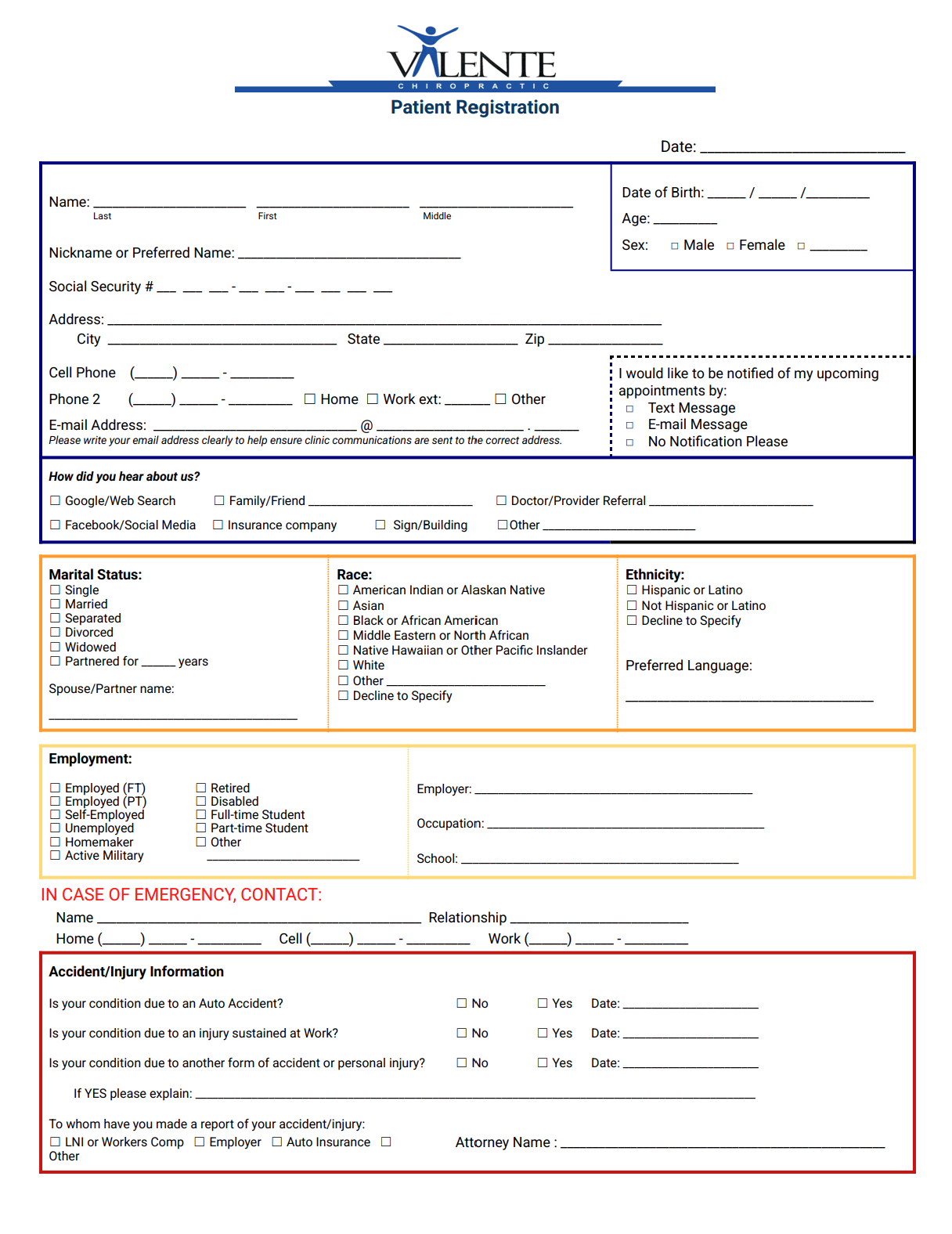 New Patient Packet Thumbnail