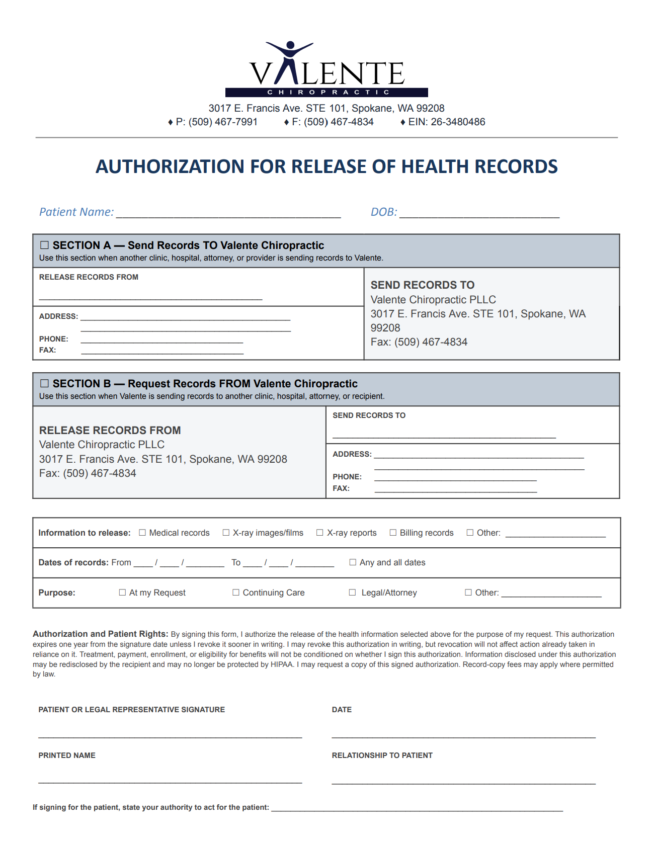 Release of Records Thumbnail